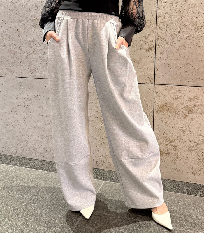 【LUGIVA】ポンチワイドカービーパンツ★☆102409