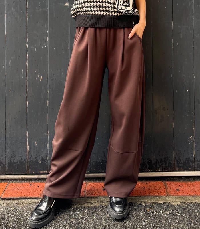 【LUGIVA】ポンチワイドカービーパンツ★☆102409