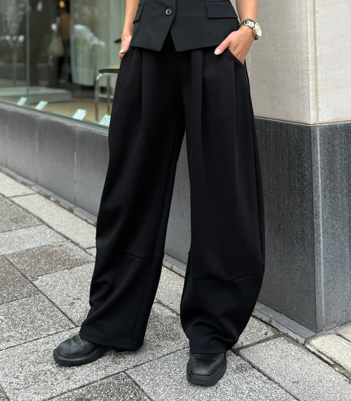 【LUGIVA】ポンチワイドカービーパンツ★☆102409