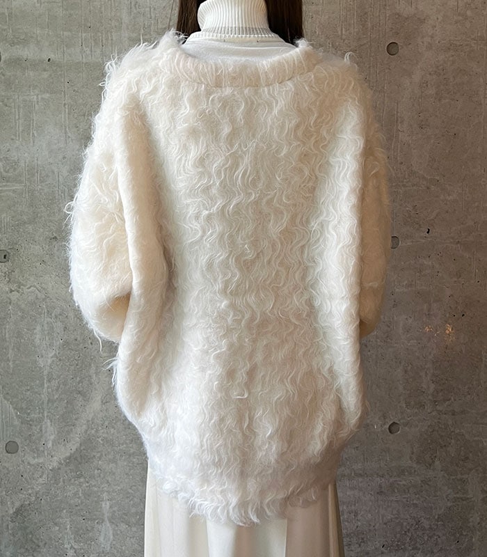 【SALE】【Desert Rose】ウェーブシャギーニットカーディガン▼☆PRKT-47061