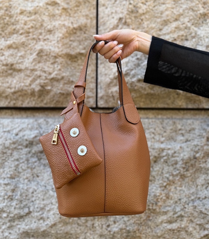 【RIPANI】ANNAレザートートバッグ(中)★☆7244OJ-ANNA