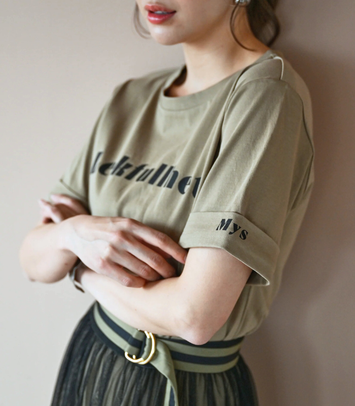 【DOS DIOSAS】チュールスカート付き ロゴTセットアップ★☆D8543