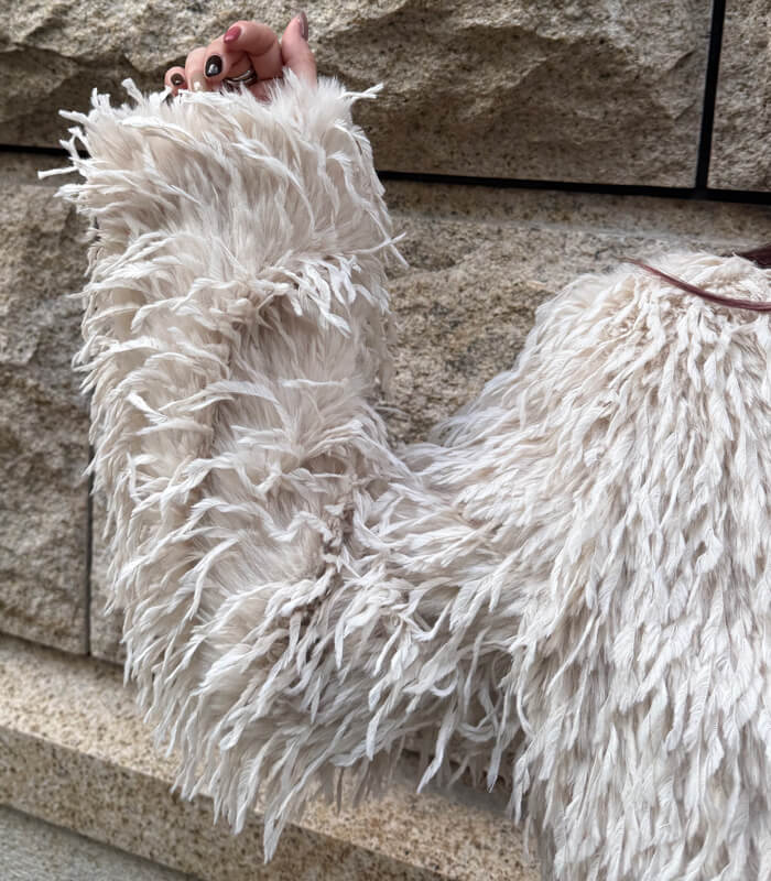 【SALE】【Rinascimento】フェイクシャギーボレロ▼ITRIN126534