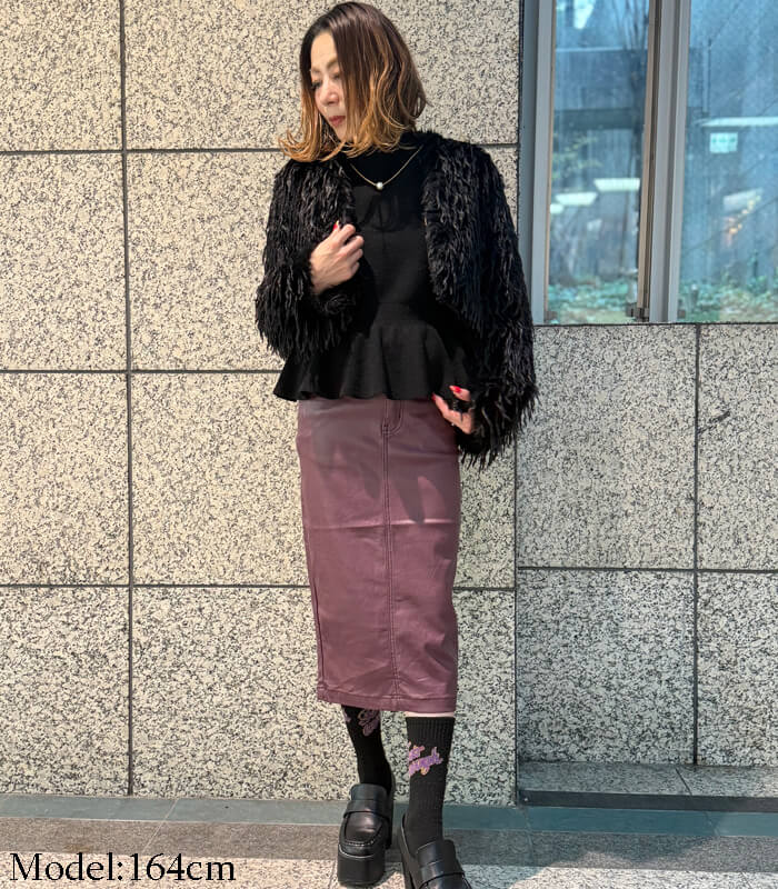 【SALE】【Rinascimento】フェイクシャギーボレロ▼ITRIN126534