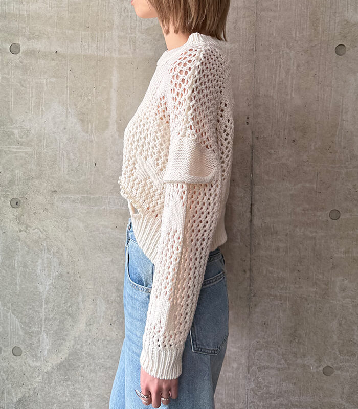 Desert Rose】パールカットアウトメッシュニット☆BDKT-60 | WEAR 