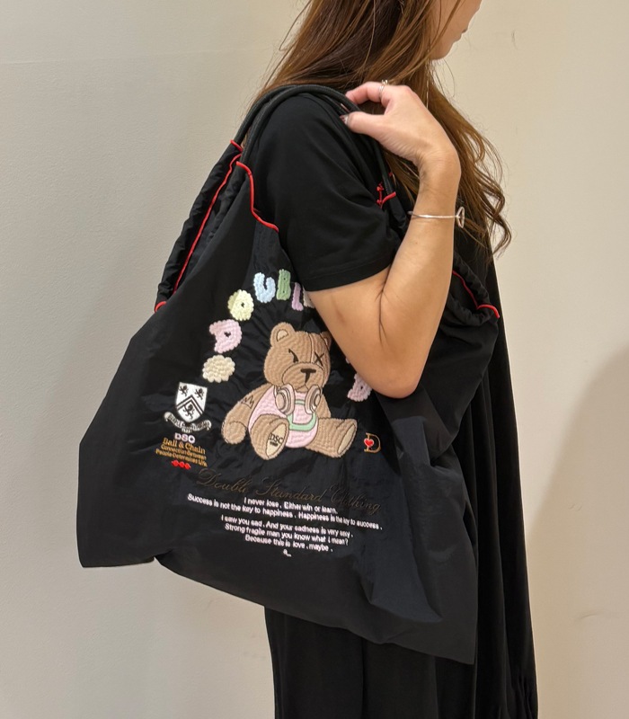 【DOUBLE STANDARD CLOTHING】パステルベアショッピングバッグ★☆0400-000-253