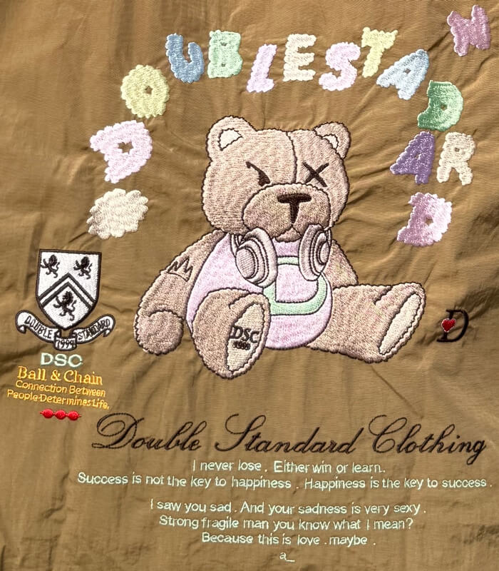 【DOUBLE STANDARD CLOTHING】パステルベアショッピングバッグ★☆0400-000-253