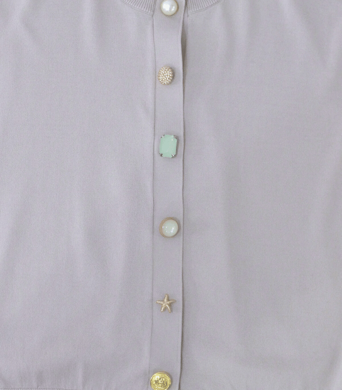 【TORRAZZO DONNA】ビジューボタンカーディガン★☆6260-693