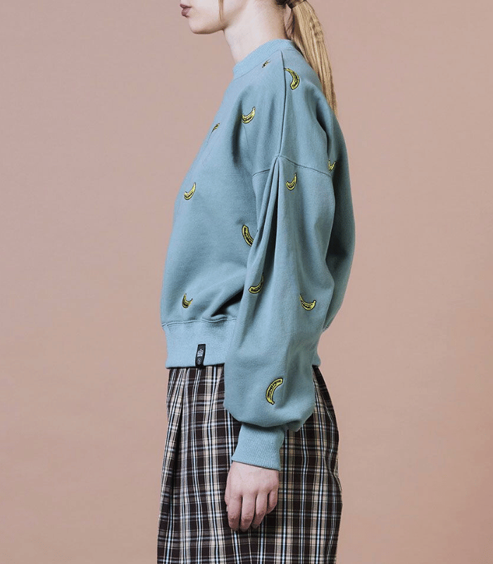 【DOUBLE STANDARD CLOTHING 】バナナ刺繍スウェット★☆0208-330-253