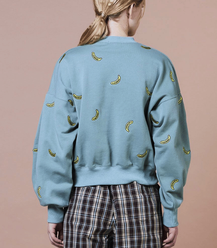 【DOUBLE STANDARD CLOTHING 】バナナ刺繍スウェット★☆0208-330-253