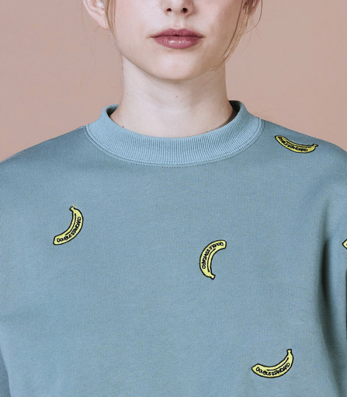 【DOUBLE STANDARD CLOTHING 】バナナ刺繍スウェット★☆0208-330-253