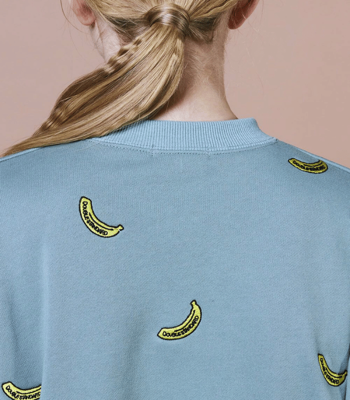 【DOUBLE STANDARD CLOTHING 】バナナ刺繍スウェット★☆0208-330-253