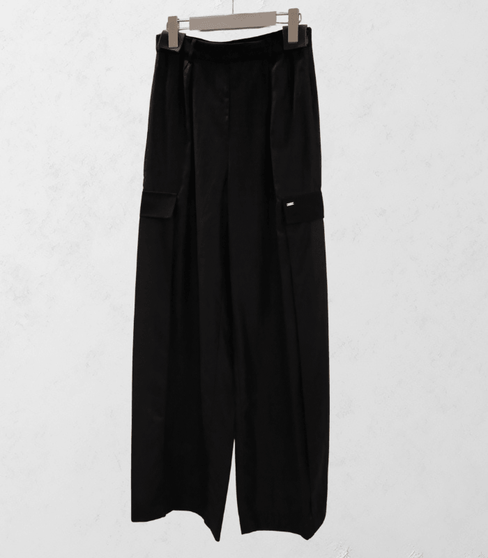 【GAUDI】シースルーデザインワイドカーゴパンツ★IT611FD25007