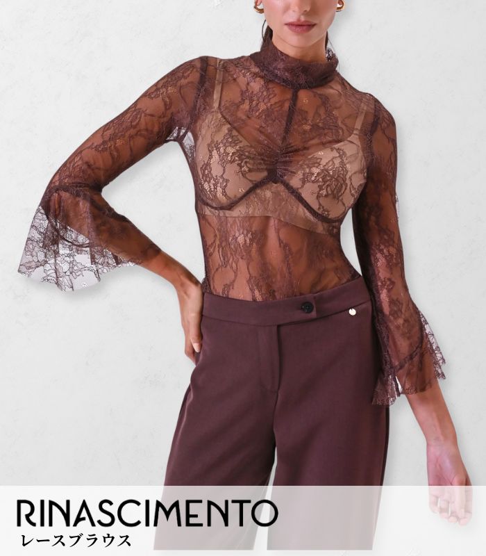 【Rinascimento】レースブラウス★ITRIN125259
