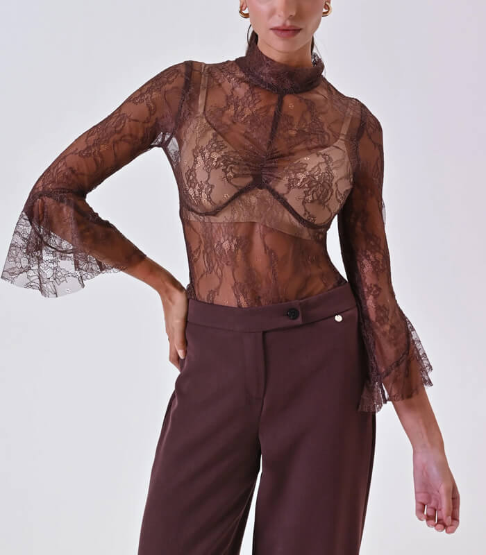 【Rinascimento】レースブラウス★ITRIN125259