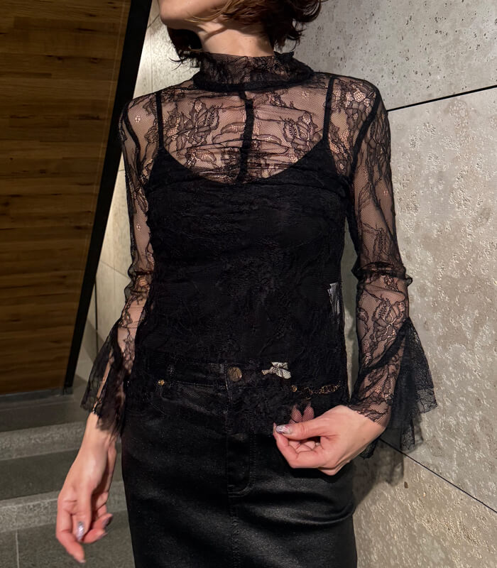 【Rinascimento】レースブラウス★ITRIN125259