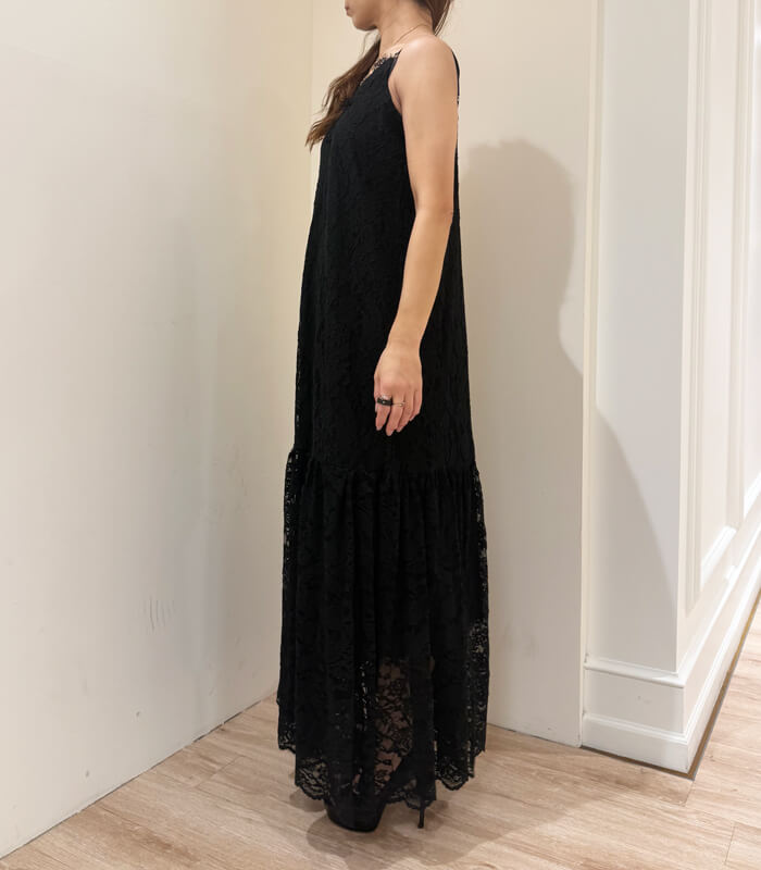 SALE】【DESERT ROSE】レースティアードキャミワンピース▽☆DSOP-2