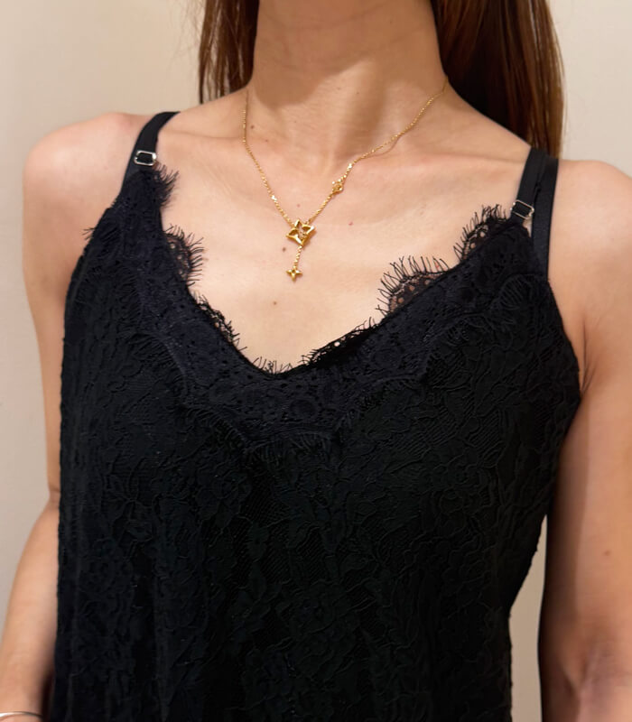 【SALE】【DESERT ROSE】レースティアードキャミワンピース▼☆DSOP-2