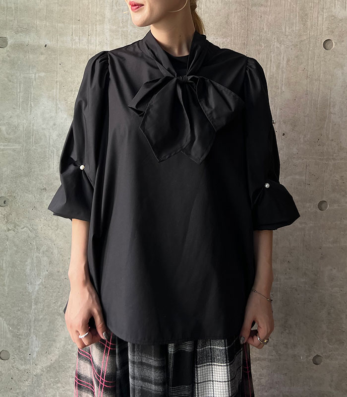【DESERT ROSE】そでパール付きブラウス★☆TOLBL-46006 DESERT ROSE】そでパール付きブラウスTOLBL-46006 | WEAR