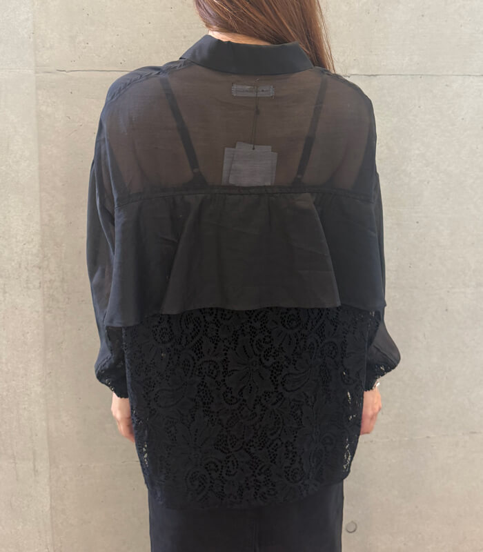 【GALENA】レースコンビシャツ★☆70062-4157