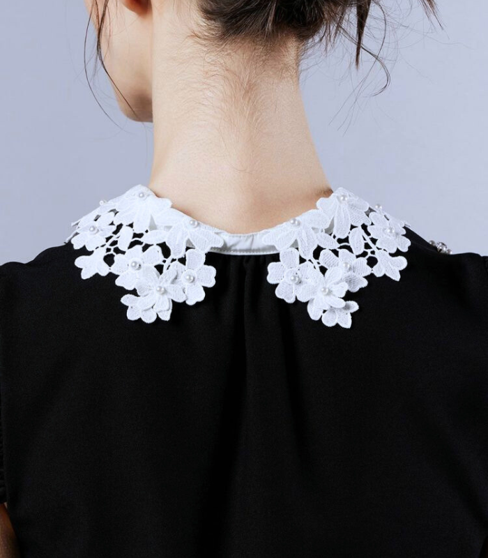 【DOUBLE STANDARD CLOTHING/Sov.】パールフリル ノースリーブトップス★0308-180-253