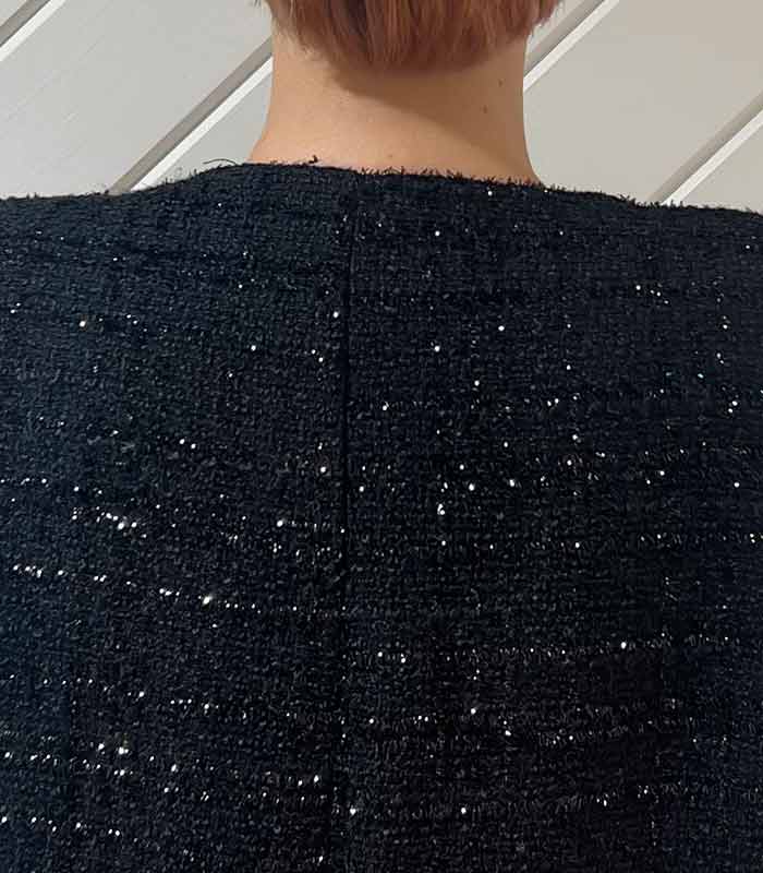 【SALE】【Rinascimento】ラメツィードノーカラージャケット▼RIN19573