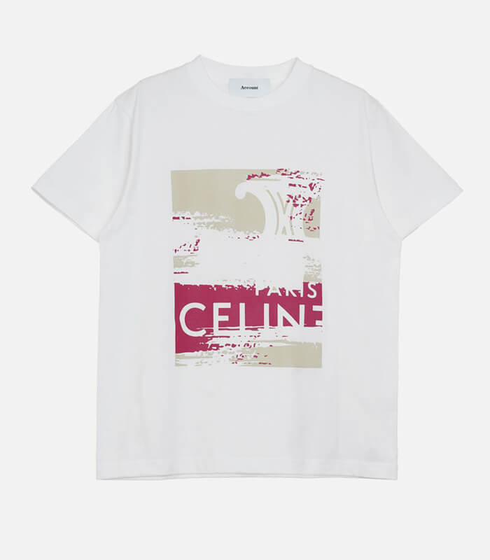 【Account MICALLE】CE FAINT Tシャツ★MAB104TDA