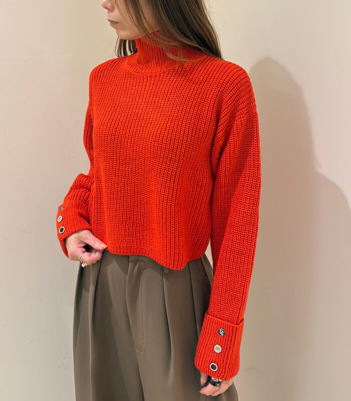 【SALE】【GAUDI】あぜ編みハイネックニット▼☆IT521BD53033