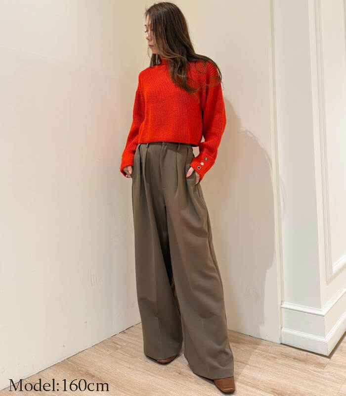 【SALE】【GAUDI】あぜ編みハイネックニット▼☆IT521BD53033