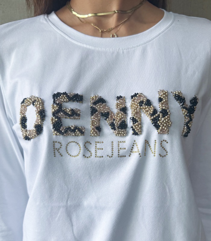 【DENNY ROSE】ビジューロゴTシャツ★☆IT521ND64011