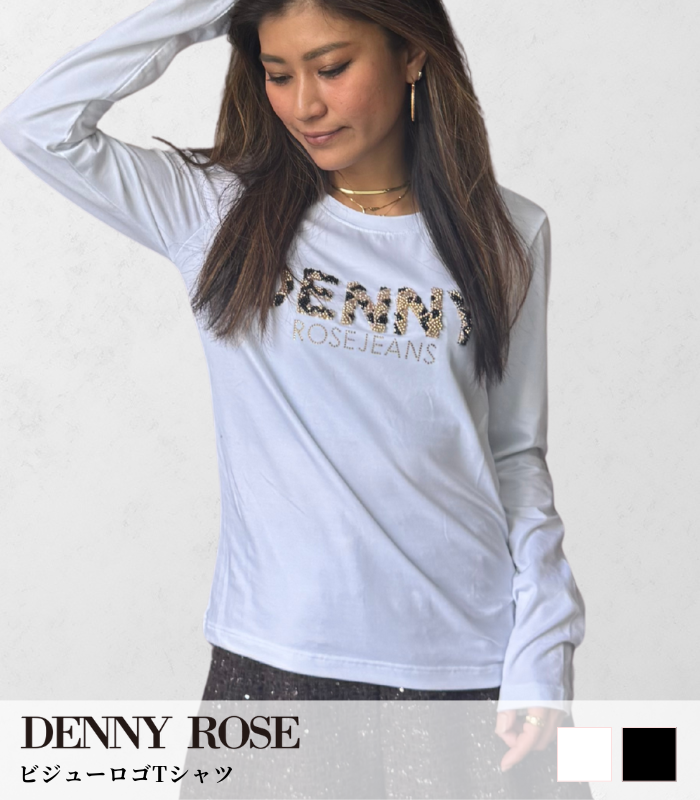 【DENNY ROSE】ビジューロゴTシャツ★☆IT521ND64011