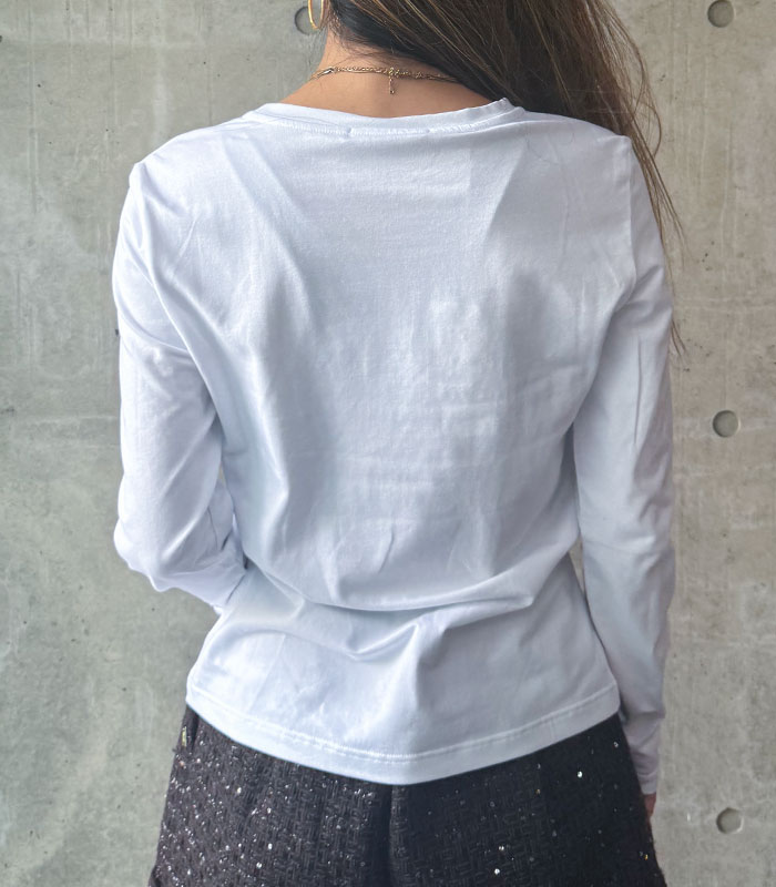 【DENNY ROSE】ビジューロゴTシャツ★☆IT521ND64011