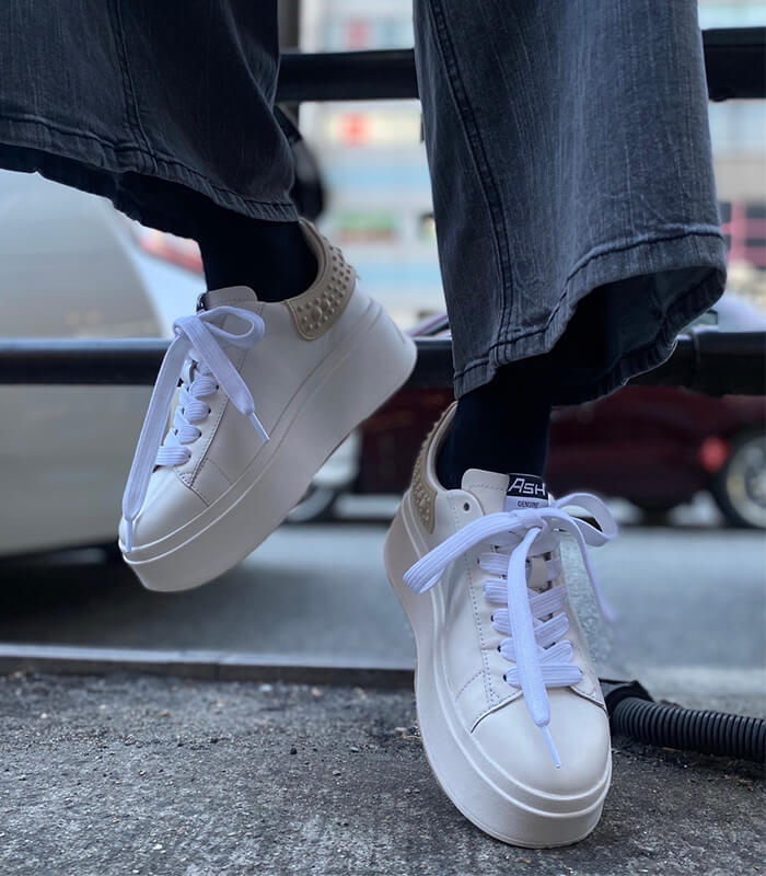 【ASH】ラバースタッズスニーカー★☆150005