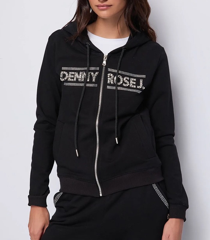 【DENNY ROSE】ジップアップビジューロゴパーカー★☆IT521ND64024