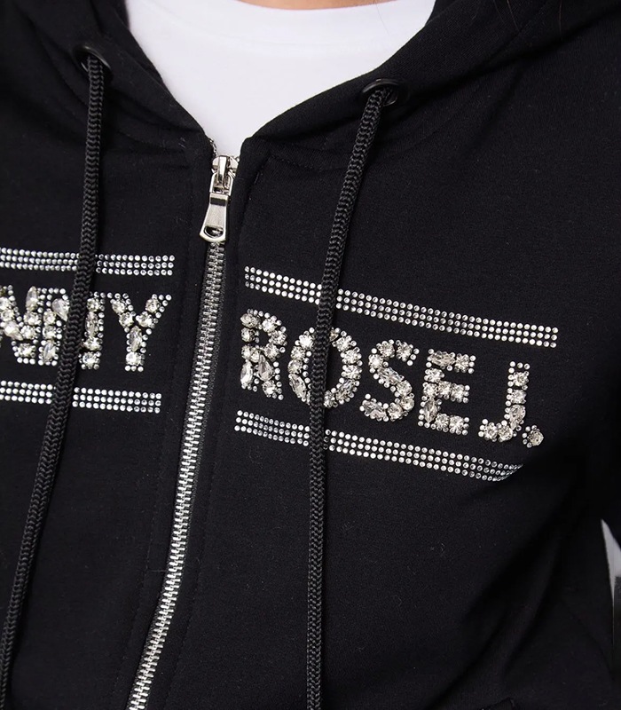 【DENNY ROSE】ジップアップビジューロゴパーカー★☆IT521ND64024