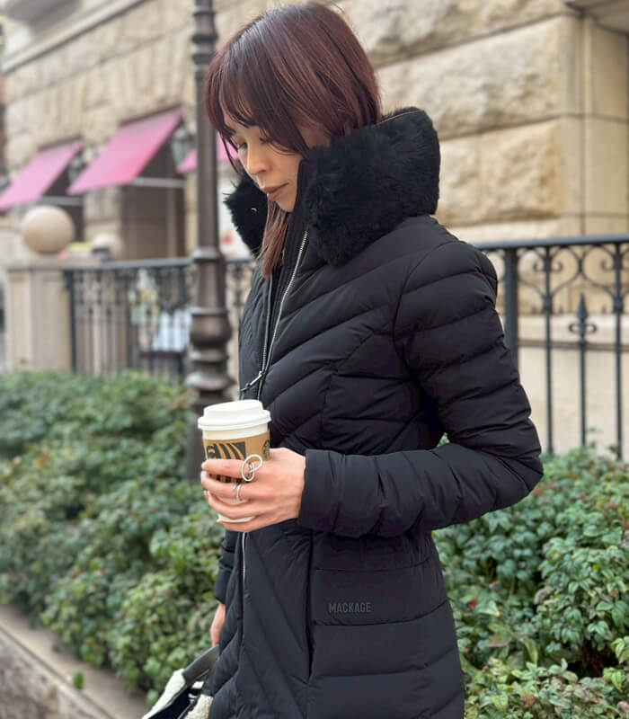 【MACKAGE】LYRIS ダウンコート◆11752632