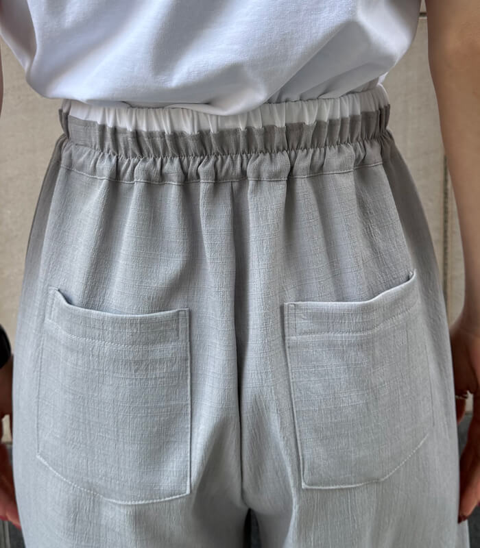 【MoNiLE】ダブルウエストワイドパンツ★☆2749