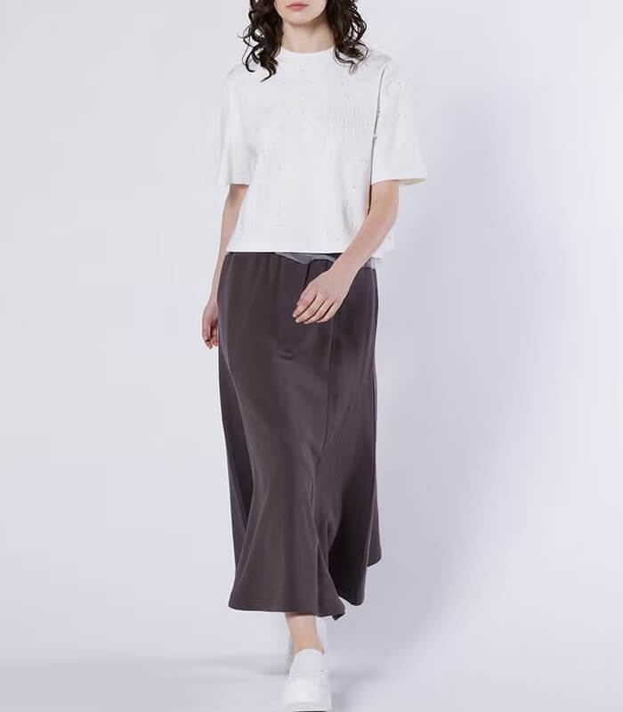【DOUBLE STANDARD CLOTHING】天竺 パールレースTシャツ★0508-230-261