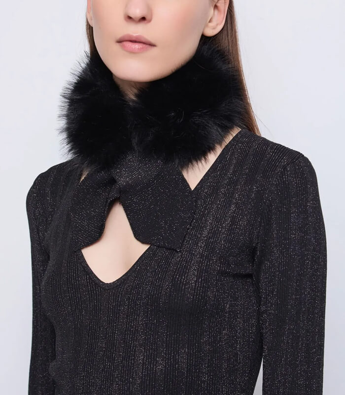 【SALE】【GAUDI】ティペットポイントVネックニット▼IT521FD53032