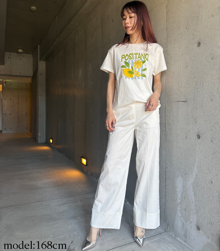 【SALE】【RINASCIMENTO】センタープレスロールアップパンツ▼ITRIN129120