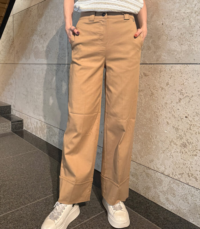 【SALE】【RINASCIMENTO】センタープレスロールアップパンツ▼ITRIN129120