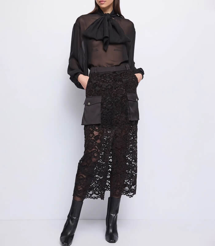 【SALE】【GAUDI】ポケットポイントレーススカート▼IT521FD75001