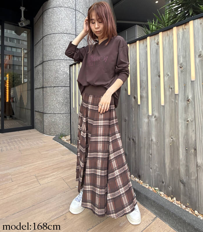 【C.C.CROSS】VネックフレンチロゴロングTシャツ★☆16416231