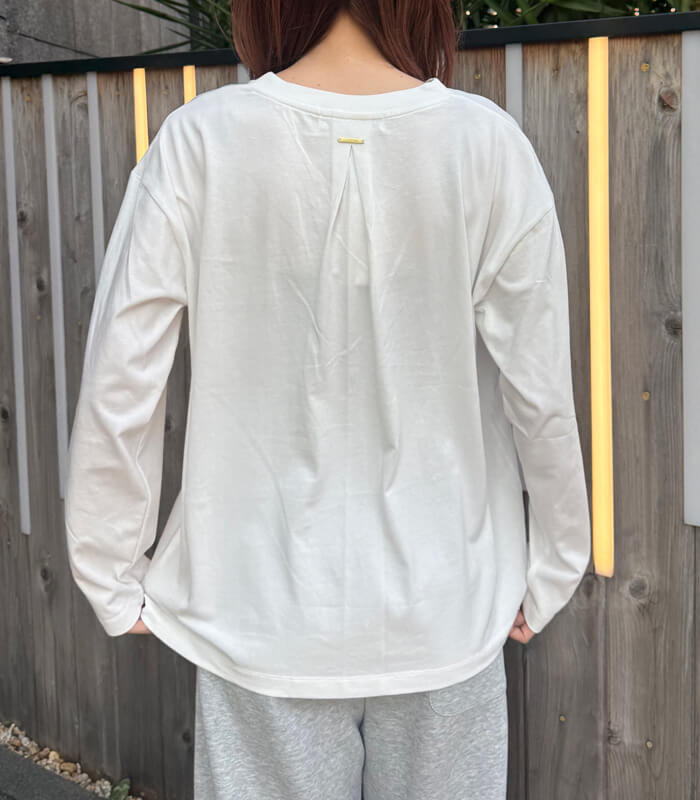 【C.C.CROSS】VネックフレンチロゴロングTシャツ★☆16416231