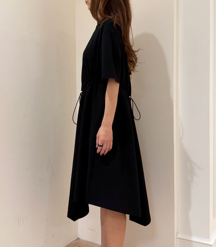 【ETOIL eSIGNE】ドロストアシメトリーワンピース★☆2501405