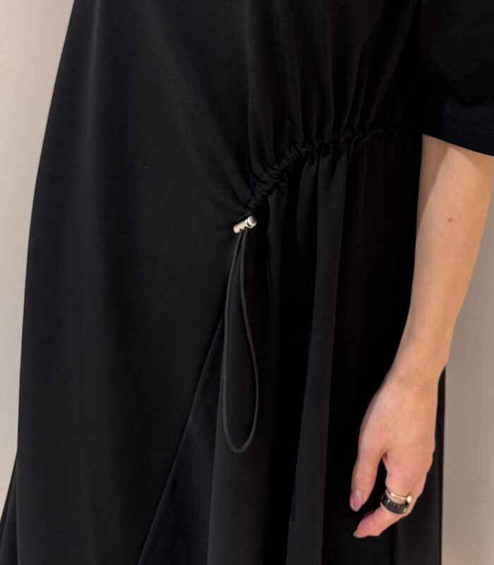 【ETOIL eSIGNE】ドロストアシメトリーワンピース★☆2501405