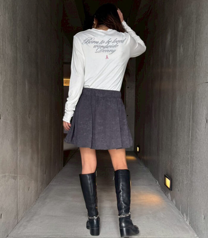 【SALE】【DENNY ROSE】メッセージロゴTシャツ■IT611DD64014