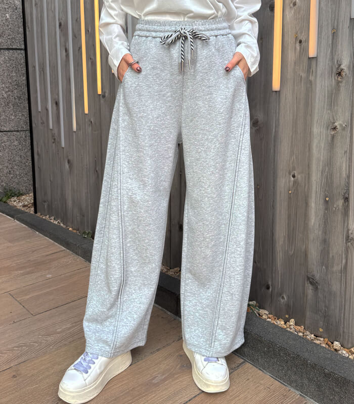 【PaulineBleu】スウェットワイドパンツ★☆77638