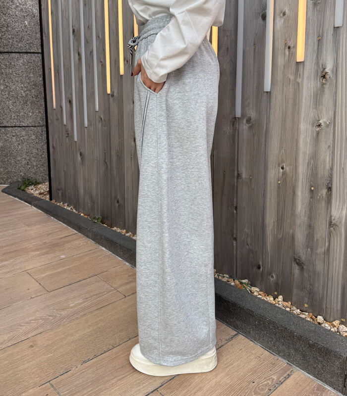 【PaulineBleu】スウェットワイドパンツ★☆77638