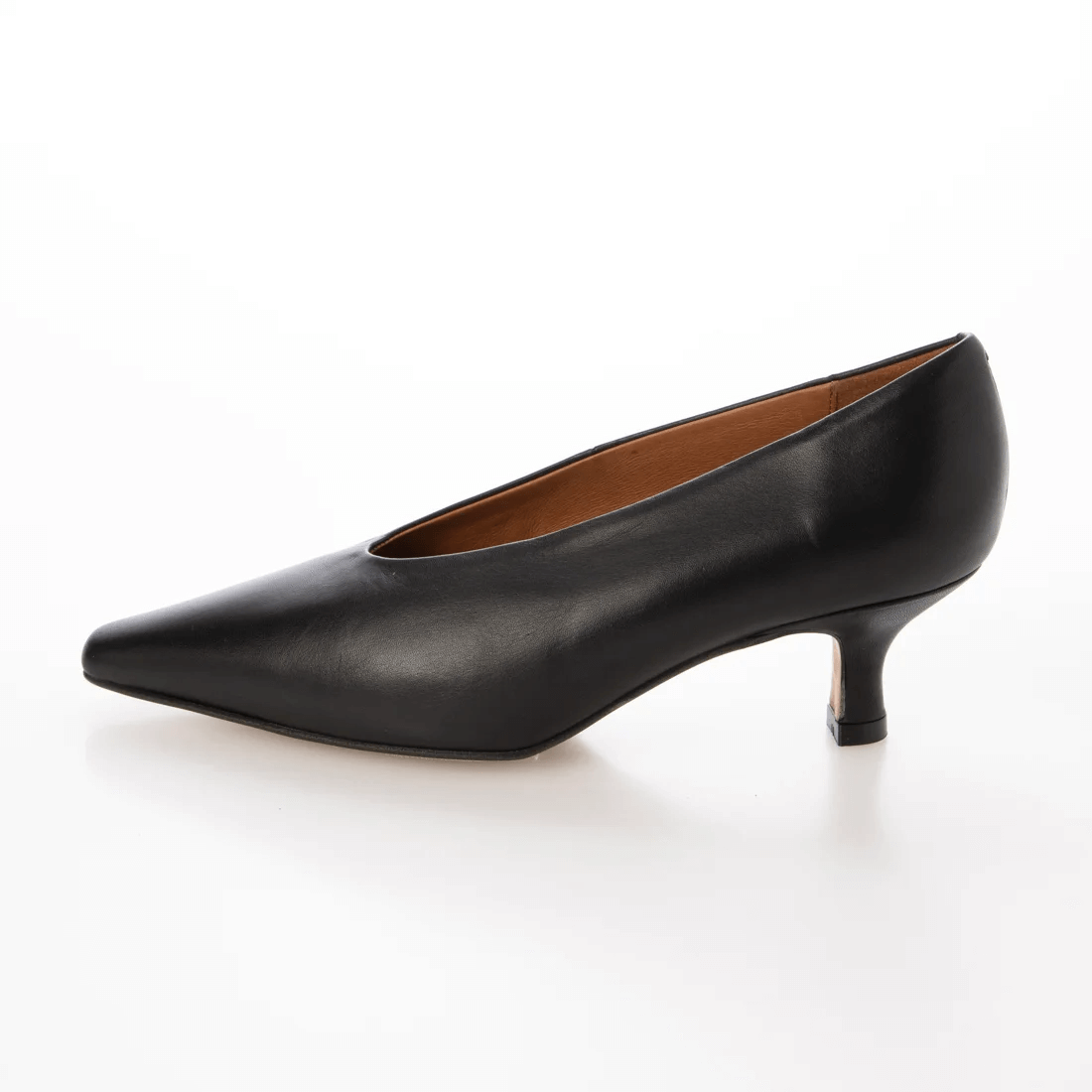 【ANGEL ALARCON】ポインテッドトウディープカットパンプス★☆D51100